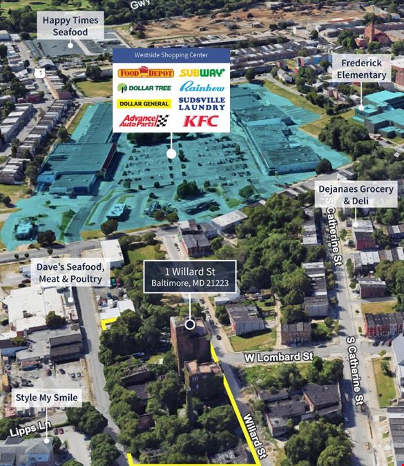 1 Willard St Baltimore, MD 21223 1 Willard St Baltimore, Baltimore