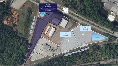 Industrial space for Rent at Secure IOS Lot with Warehouse Available on Hwy 29 at I-85 in Wellford