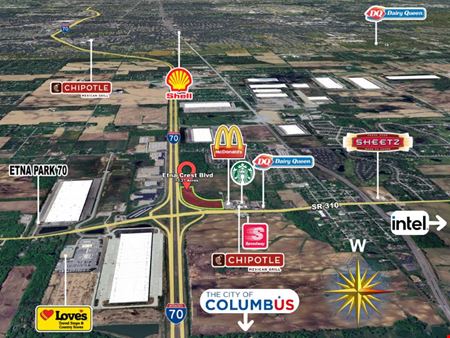 VacantLand space for Sale at Etna Crossroads - 13 Acres at I-70 & SR-310 in Etna