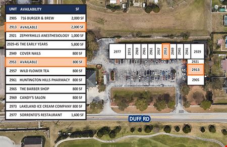 Retail space for Rent at Huntington Hills Plaza in Lakeland