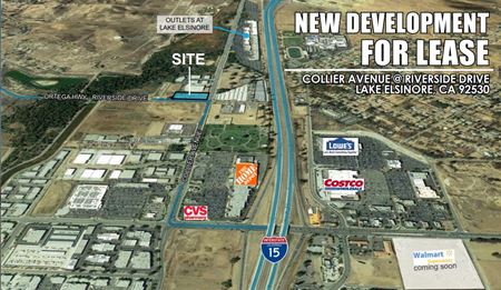 VacantLand space for Rent at Collier Ave in Lake Elsinore