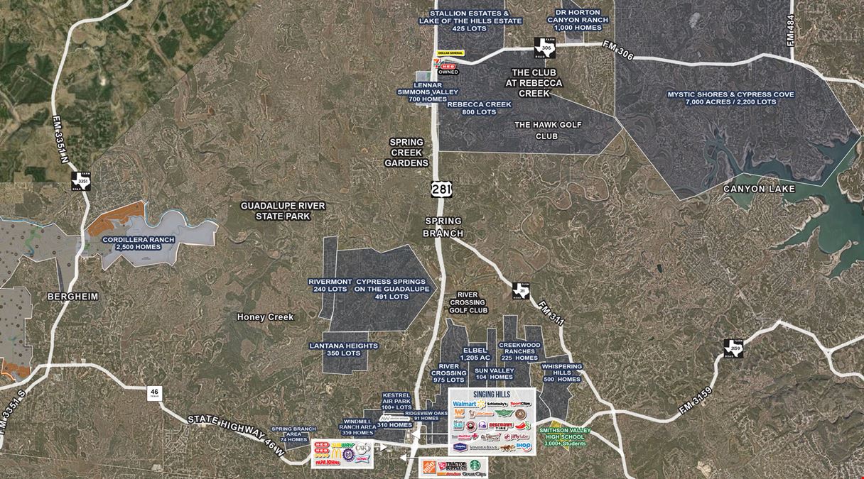 1.003 Acre Pad For Ground Lease - Hwy 281 & Rolling Creek