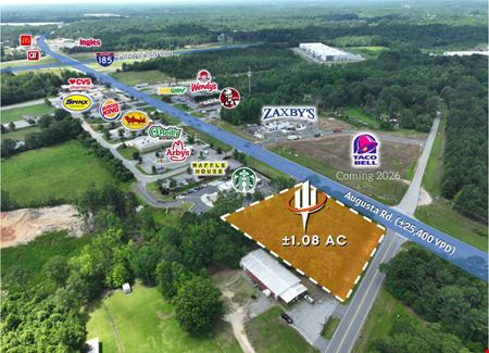 Retail space for Rent at 7415 Augusta Road in Piedmont