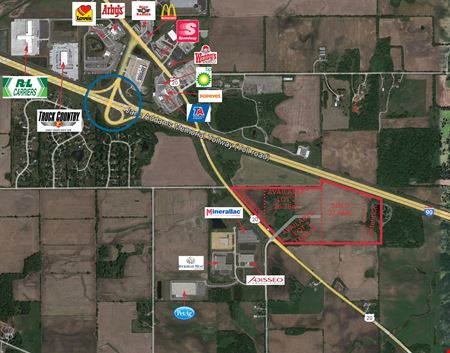 VacantLand space for Sale at I-90 Logistics Park in Hampshire