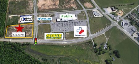 Land space for Sale at 5.4 Acre Publix Outparcel for Sale - Calera in Calera