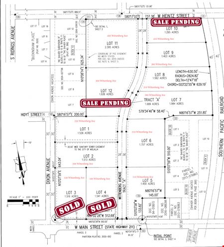 Industrial Lots in Wide Range of Sizes