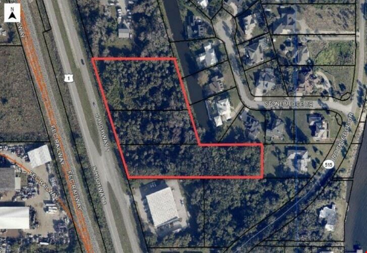 Commercial Development Site 4.29± Gross Acres on North Highway 1, Rockledge