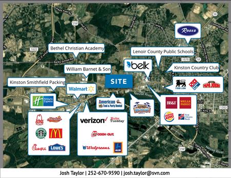 VacantLand space for Sale at High Traffic Land Kinston NC in Kinston
