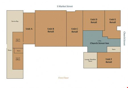 Retail space for Rent at Market Street at Church Street Retail in Charleston