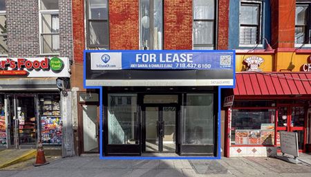 Commercial space at 1,300 SF | 1143 Fulton Street | Retail Space with Glass Frontage & Basement for Lease in Brooklyn