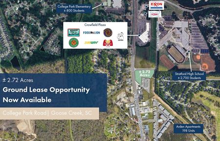 Land space for Rent at College Park Road Retail Parcel in Ladson