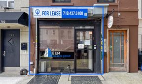 1,200 SF | 700 Saint Marks Avenue | Modern Built-Out Office Retail for Lease