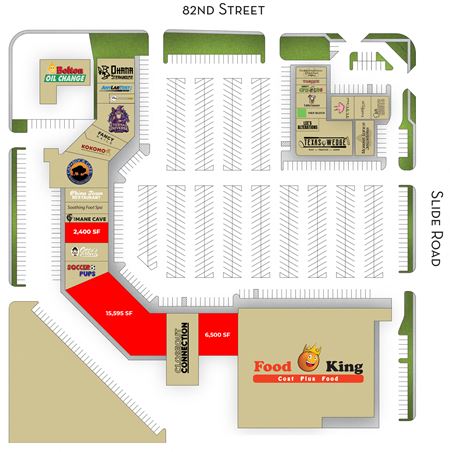 Retail space for Rent at Rockridge Plaza in Lubbock