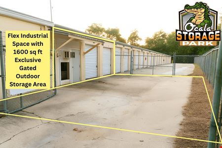 Industrial space for Rent at $995 w/ Utilities! Flex Storage/Office + Yard in Ocala