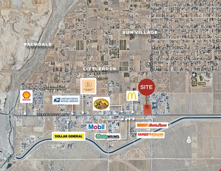 VacantLand space for Sale at NW Corner of 87th St East & Pearblossom Hwy in Littlerock