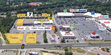 Retail space for Rent at Crossroads Market in North Augusta