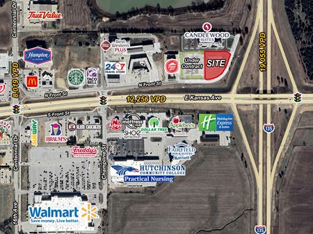 VacantLand space for Rent at McPherson, KS - Restaurant Pad Site Available - 1.43 Acres in McPherson