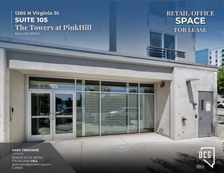 Retail space for Rent at 1385 N Virginia Steet Suite 101 & 105 in Reno