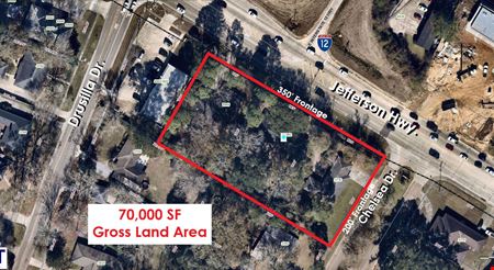 VacantLand space for Sale at Corner Lot (70,000 SF) near Busy Jefferson/Drusilla Intersection in Baton Rouge