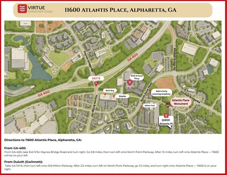 Commercial space at Atlantis Place in Alpharetta