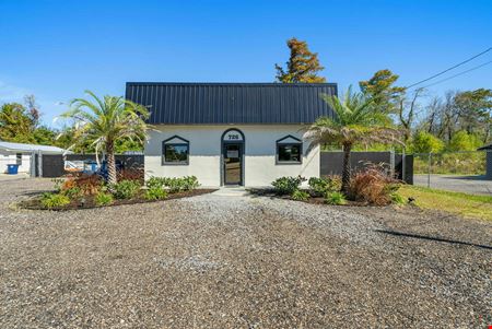 1,345 SF Freestanding Office Building with Fenced Yard & Outdoor Storage