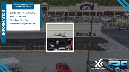 Retail space for Rent at Retail Space- Pickens- 1,200 SQ FT in Pickens