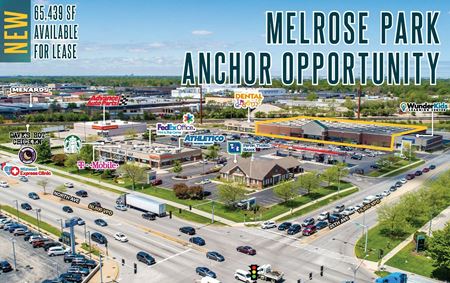 Retail space for Rent at Melrose Park Anchor Opportunity in Melrose Park