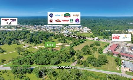 Commercial space at 8 AC off US 59 & Tulane Drive Near Loop 287 in Lufkin