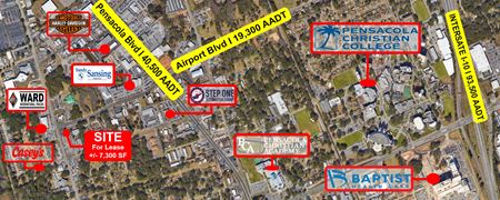 Retail space for Rent at Corner Retail Property For Lease | Airport Blvd & N W Street in Pensacola