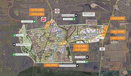 VacantLand space for Sale at ±0.76 - 28.11 Acres Sienna Pad Sites - For Sale in Missouri City