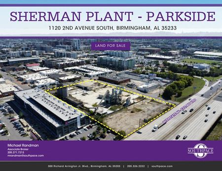 VacantLand space for Sale at Sherman Plant - Parkside in Birmingham