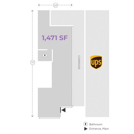 Retail space for Rent at 1714 Franklin St in Oakland