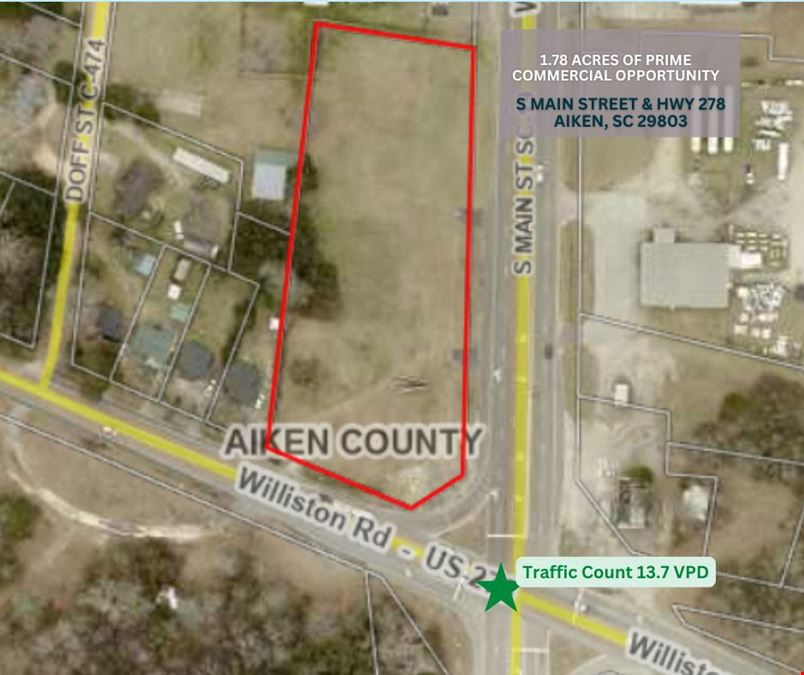 Corner Development Lot with Billboard