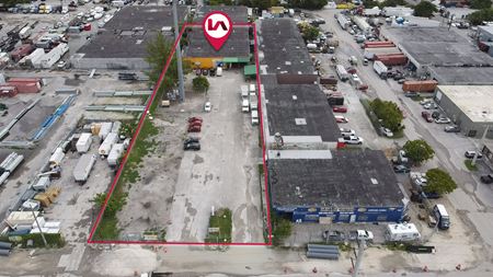 Industrial space for Rent at Hialeah Warehouse Space with Gated IOS Yard in Miami