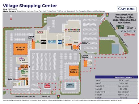 Retail space for Rent at 902 W Kimberly Rd, 14-15 in Davenport
