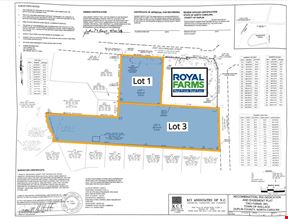 Royal Farms Improved Outparcel Sites NC Hwy 41 & 11 Wallace NC