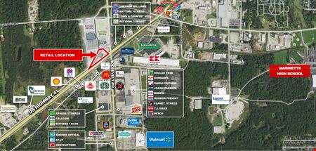 Retail space for Rent at Marinette Retail in Marinette