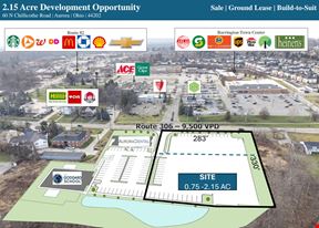 Shovel Ready Development Opportunity Aurora Ohio