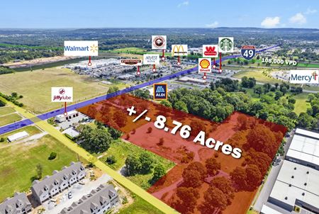 VacantLand space for Sale at Elm Springs/Oak Grove Rd in Springdale