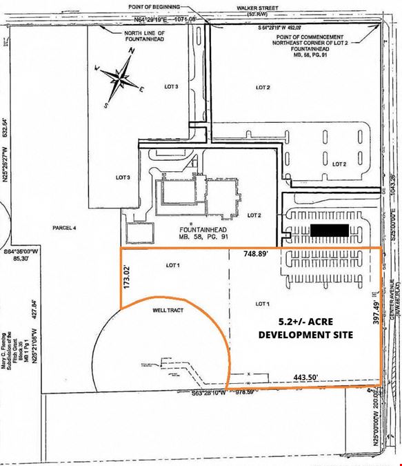 5.2+/- Acre Development Site