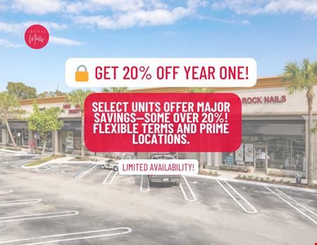 Retail space for Rent at Design Row - Sample Row Plaza in Coral Springs