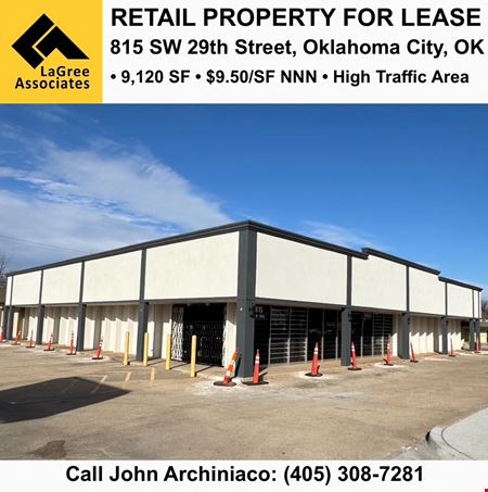 Retail space for Rent at SW 29th Retail Property in Oklahoma City