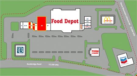 Retail space for Rent at Rockbridge Place in Stone Mountain