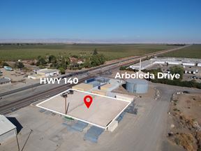 20,000 SF of Fenced Industrial Yard for Lease – Merced, CA