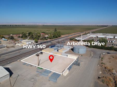 VacantLand space for Rent at 20,000 SF of Fenced Industrial Yard for Lease – Merced, CA in Merced
