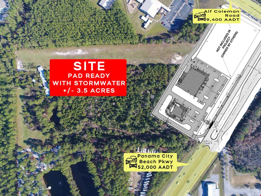 Panama City Grocery Anchored Development Site