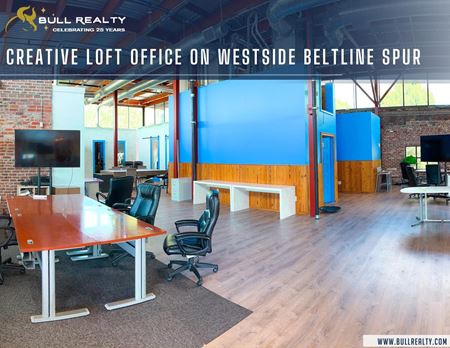 Office space for Rent at Creative Office on Westside Beltline Spur Near West Midtown and Downtown Atlanta in Atlanta