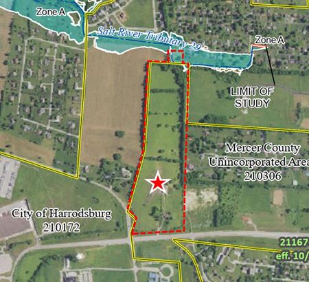 VacantLand space for Sale at +/-41.29 Acres Zoned R-2 & I-2 in Harrodsburg