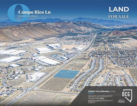 VacantLand space for Sale at 0 Campo Rico Ln in Spanish Springs