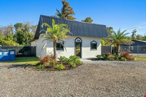 1,345 SF Freestanding Office Building with Fenced Yard & Outdoor Storage